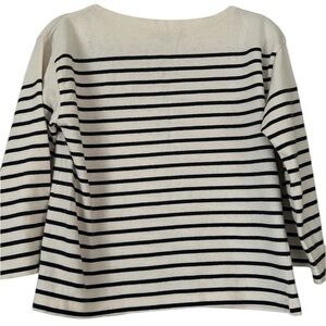 Ralph Lauren Sport Boatneck Black & White Striped  Top